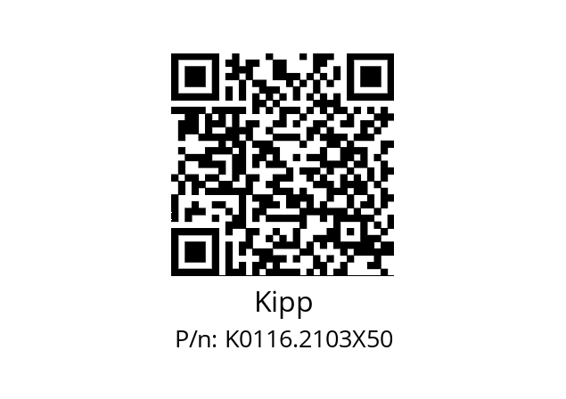   Kipp K0116.2103X50