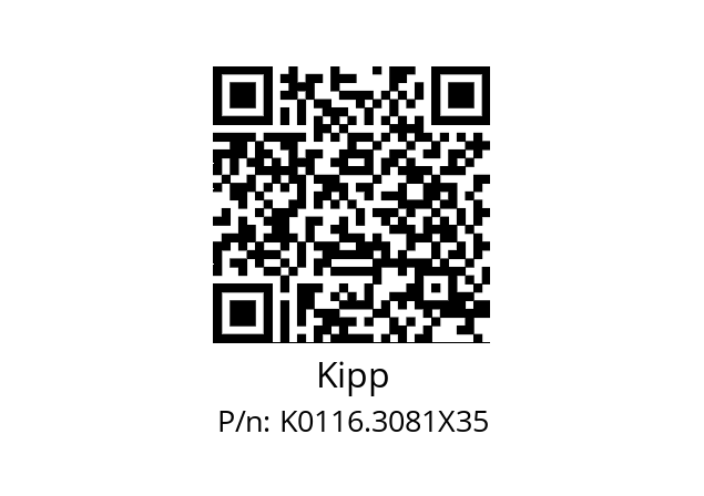   Kipp K0116.3081X35