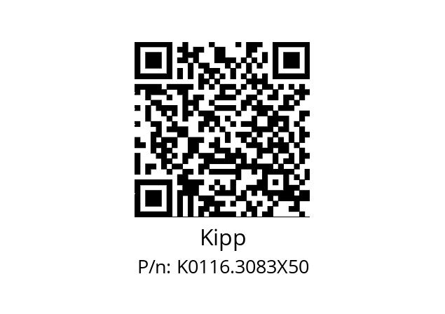   Kipp K0116.3083X50