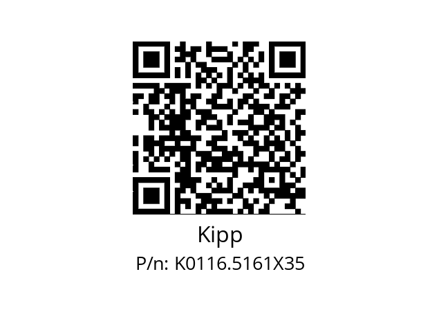   Kipp K0116.5161X35