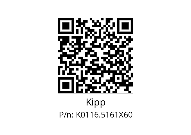   Kipp K0116.5161X60