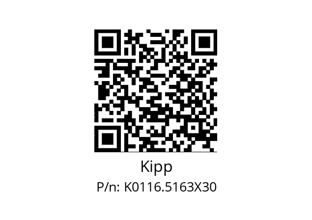   Kipp K0116.5163X30