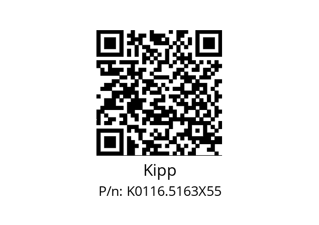   Kipp K0116.5163X55