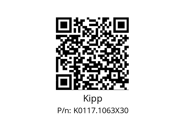   Kipp K0117.1063X30