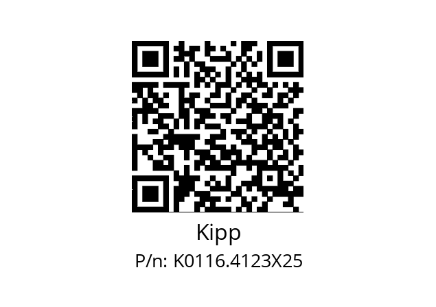   Kipp K0116.4123X25