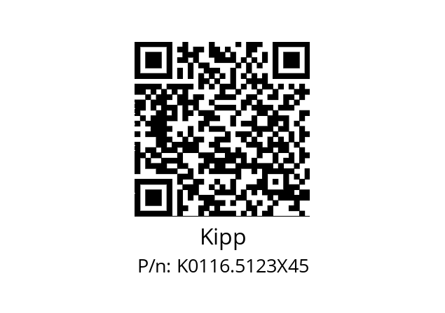   Kipp K0116.5123X45