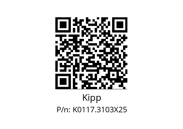   Kipp K0117.3103X25