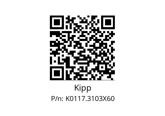   Kipp K0117.3103X60