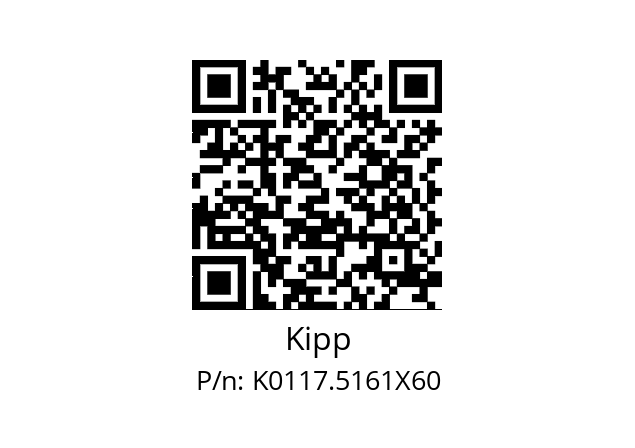   Kipp K0117.5161X60