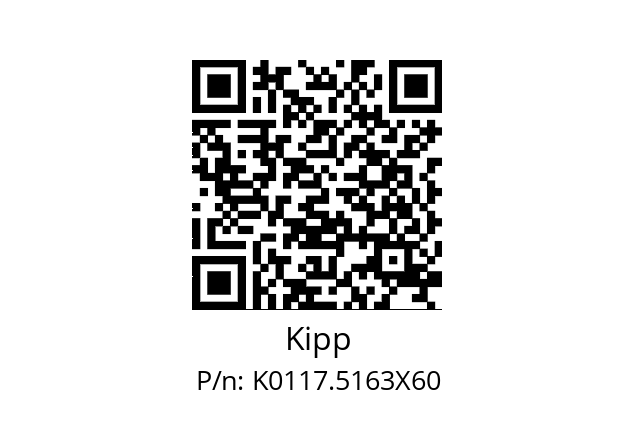   Kipp K0117.5163X60