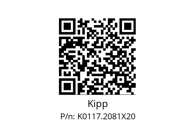   Kipp K0117.2081X20