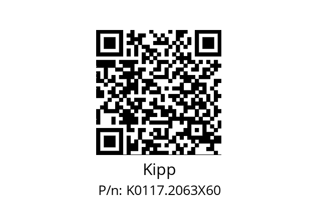   Kipp K0117.2063X60