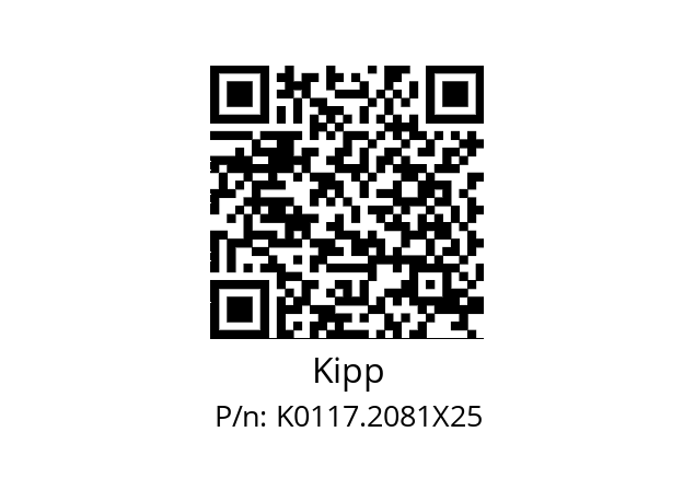   Kipp K0117.2081X25