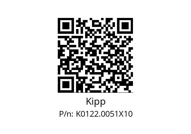   Kipp K0122.0051X10