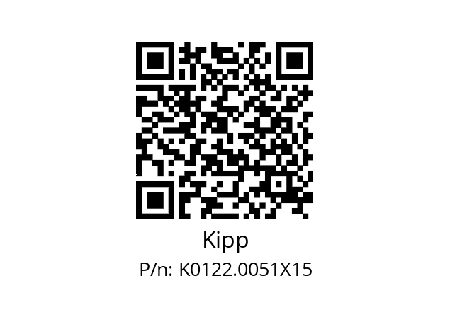   Kipp K0122.0051X15