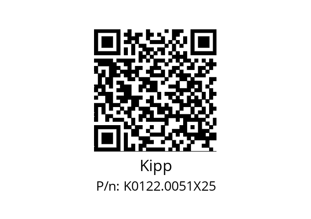   Kipp K0122.0051X25