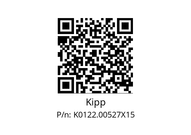   Kipp K0122.00527X15