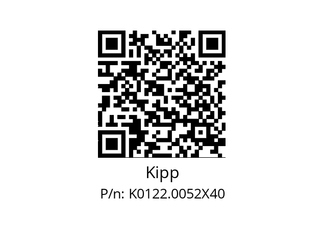   Kipp K0122.0052X40