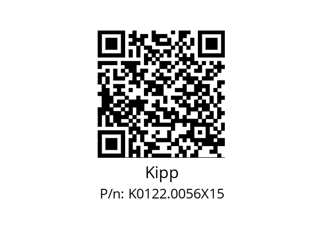   Kipp K0122.0056X15