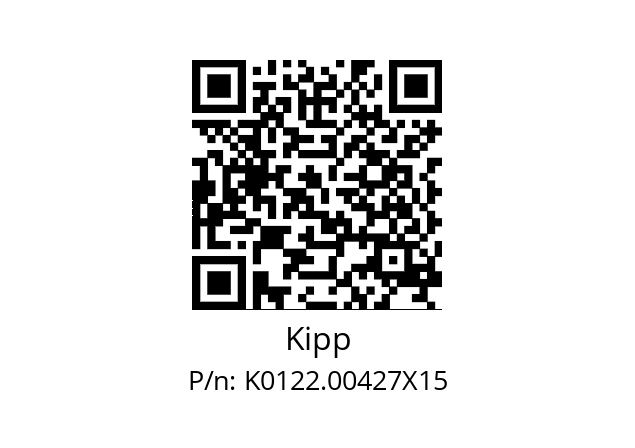   Kipp K0122.00427X15