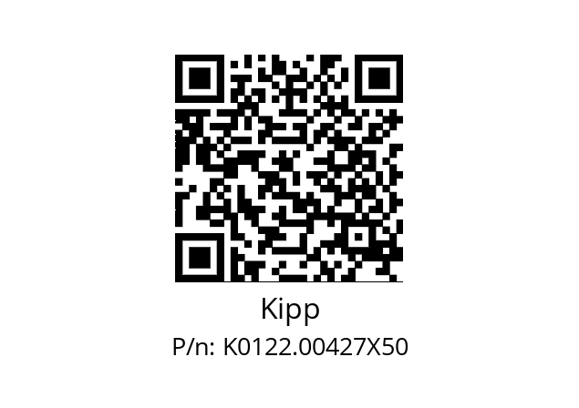   Kipp K0122.00427X50