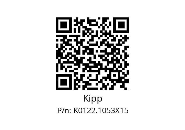   Kipp K0122.1053X15