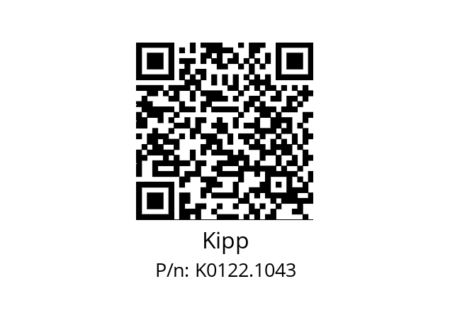   Kipp K0122.1043