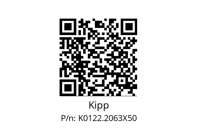   Kipp K0122.2063X50