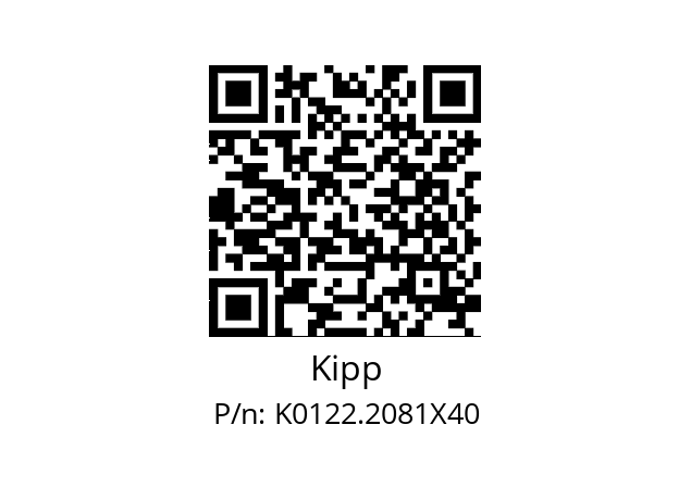   Kipp K0122.2081X40