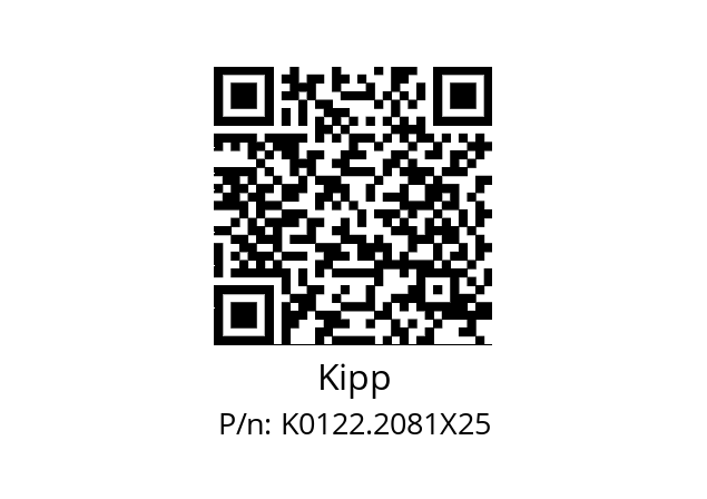   Kipp K0122.2081X25