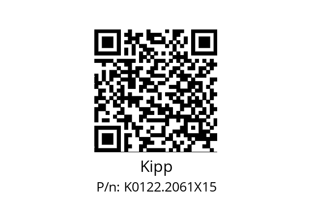   Kipp K0122.2061X15