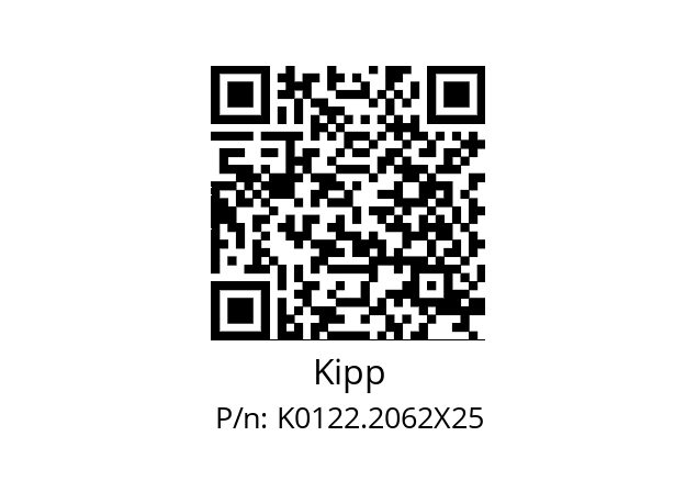   Kipp K0122.2062X25