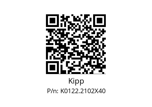   Kipp K0122.2102X40