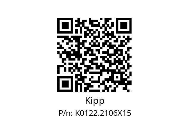   Kipp K0122.2106X15