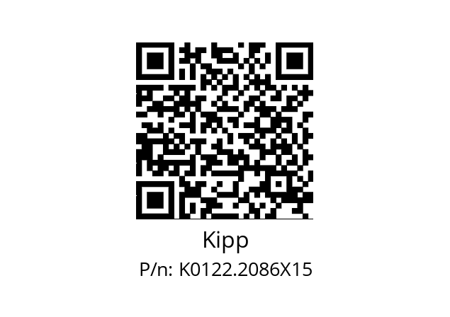   Kipp K0122.2086X15