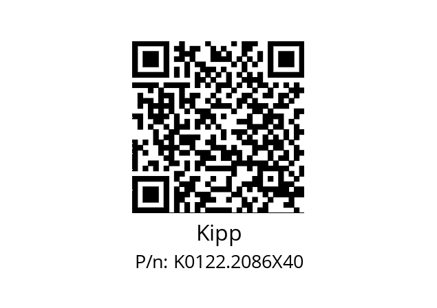   Kipp K0122.2086X40