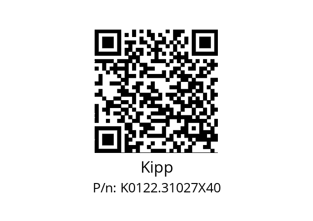   Kipp K0122.31027X40