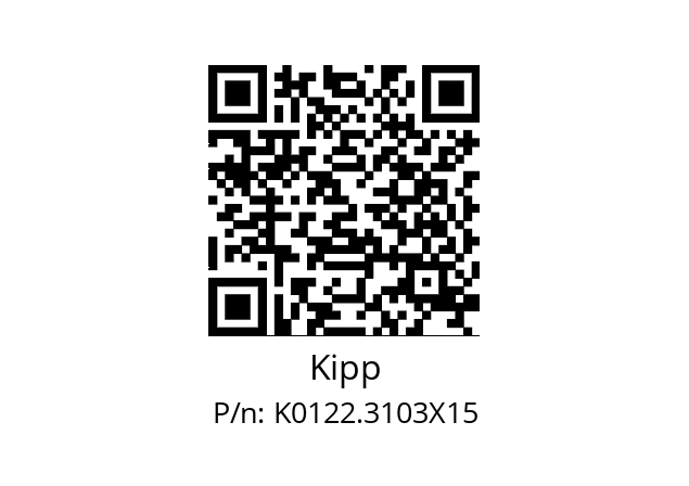   Kipp K0122.3103X15