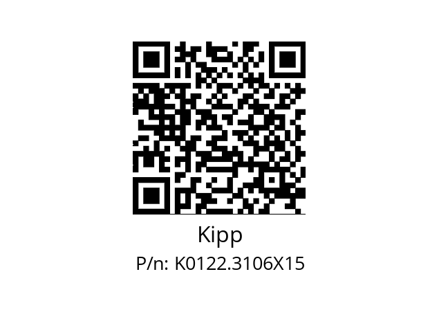   Kipp K0122.3106X15