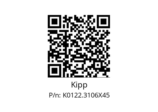   Kipp K0122.3106X45