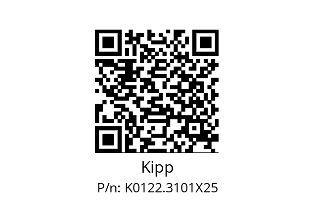   Kipp K0122.3101X25