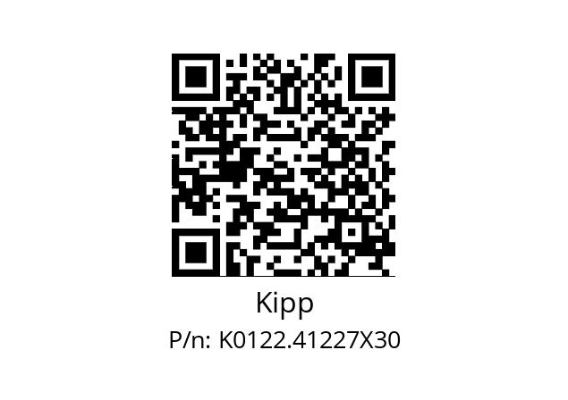   Kipp K0122.41227X30