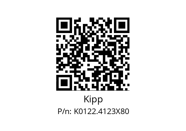   Kipp K0122.4123X80