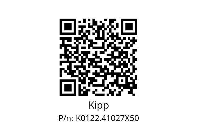   Kipp K0122.41027X50