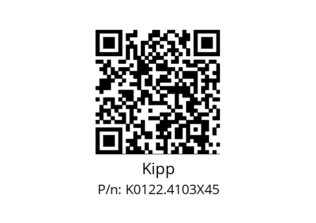   Kipp K0122.4103X45