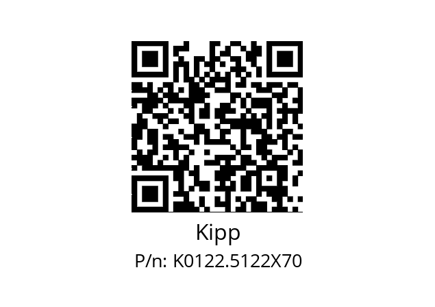   Kipp K0122.5122X70