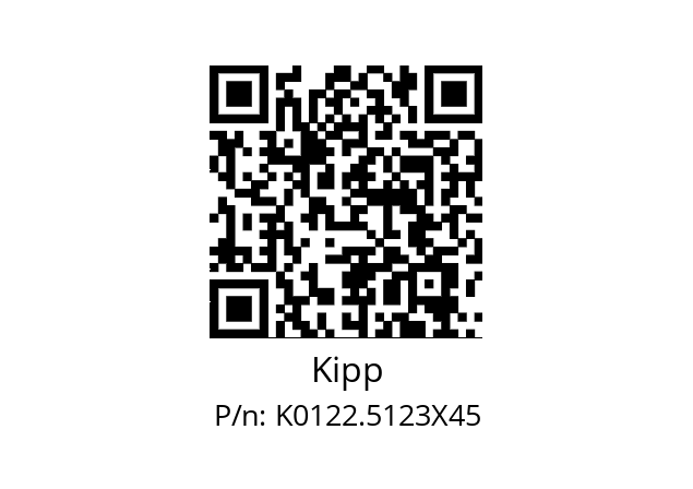   Kipp K0122.5123X45