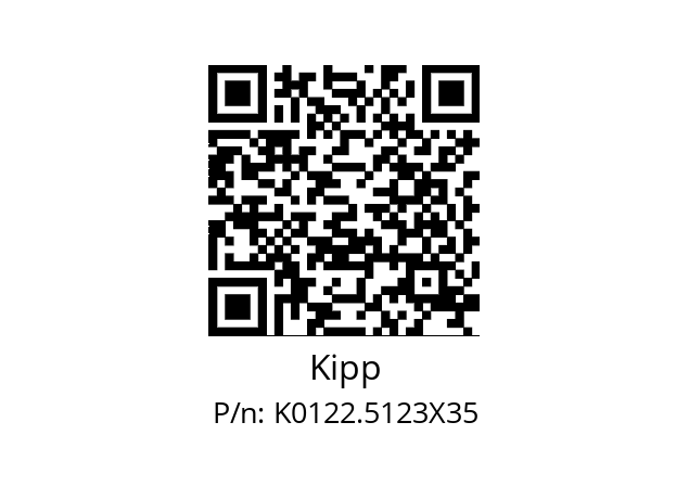   Kipp K0122.5123X35