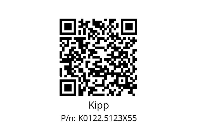   Kipp K0122.5123X55