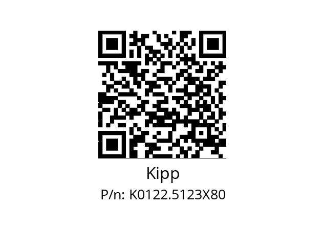   Kipp K0122.5123X80